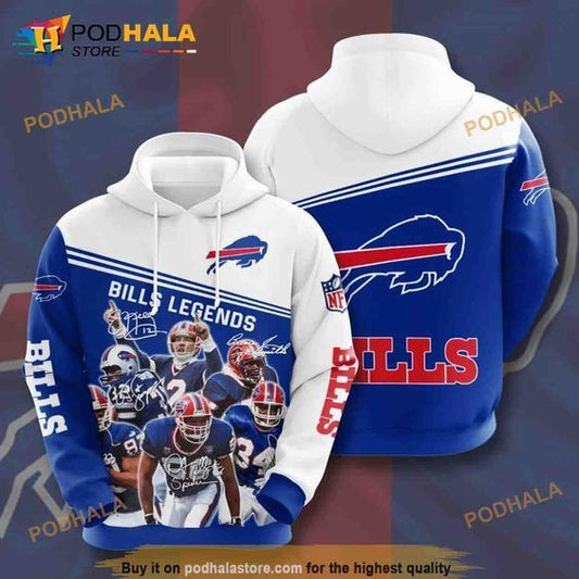 Buffalo Bills  NFL Polyester Hoodies: Elevate Your Style with Comfort and Team Spirit