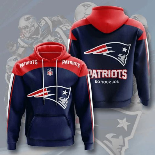 New England Patriots  NFL Polyester Hoodies: Elevate Your Style with Comfort and Team Spirit