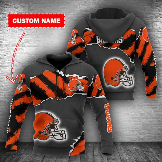Cleveland Browns  NFL Polyester Hoodies: Elevate Your Style with Comfort and Team Spirita