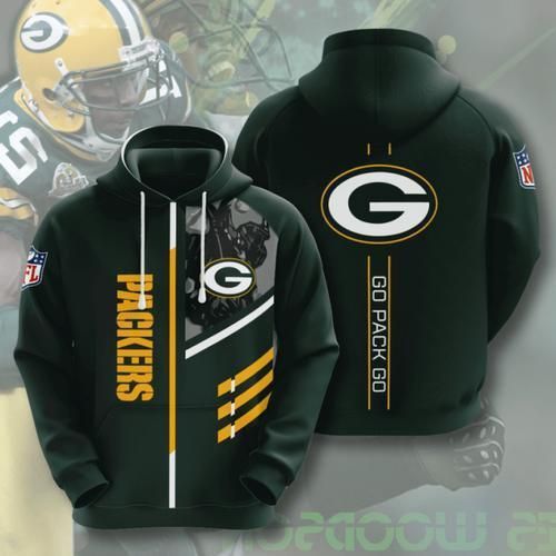 Green Bay Packers NFL Polyester Hoodies: Elevate Your Style with Comfort and Team Spirit