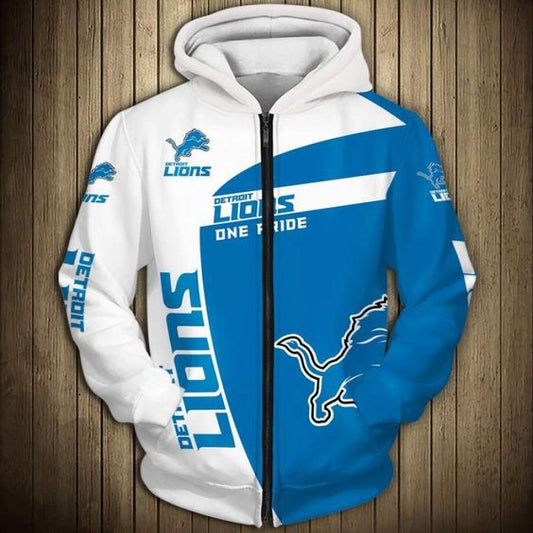 Detroit Lions NFL Polyester Hoodies: Elevate Your Style with Comfort and Team Spirit