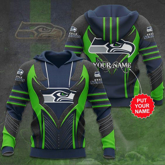 Seattle Seahawks  NFL Polyester Hoodies: Elevate Your Style with Comfort and Team Spirit