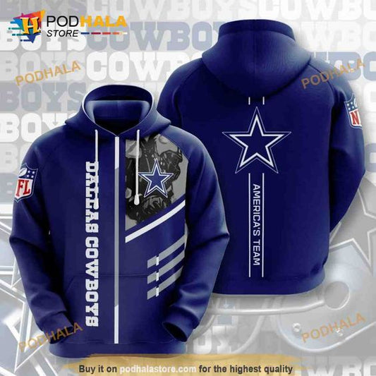 Dallas Cowboys NFL Polyester Hoodies: Elevate Your Style with Comfort and Team Spirit