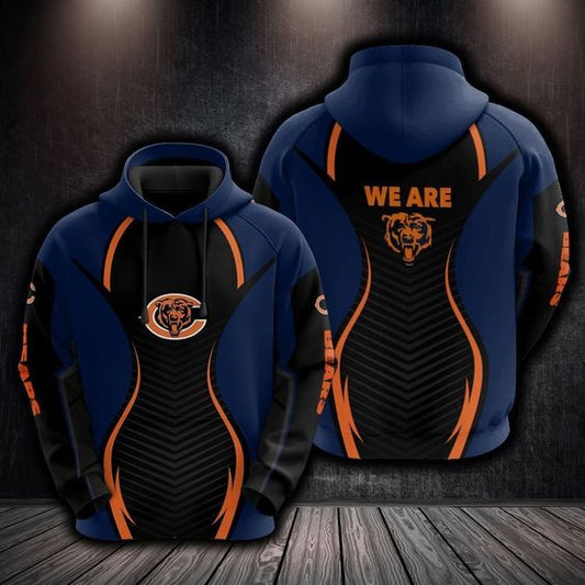 Chicago Bears NFL Polyester Hoodies: Elevate Your Style with Comfort and Team Spirit