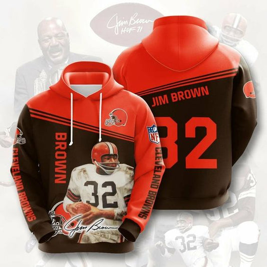 Cleveland Browns  NFL Polyester Hoodies: Elevate Your Style with Comfort and Team Spirita