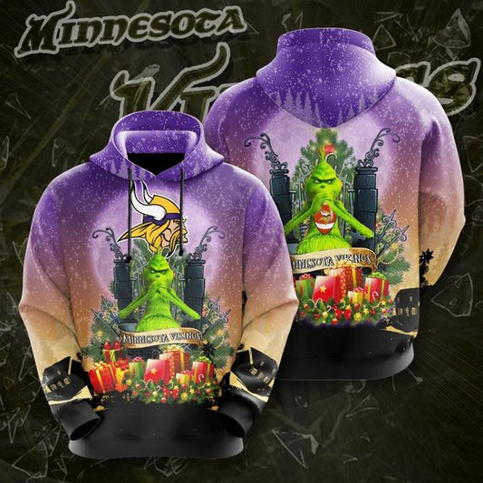 Minnesota Vikings NFL Polyester Hoodies: Elevate Your Style with Comfort and Team Spirit